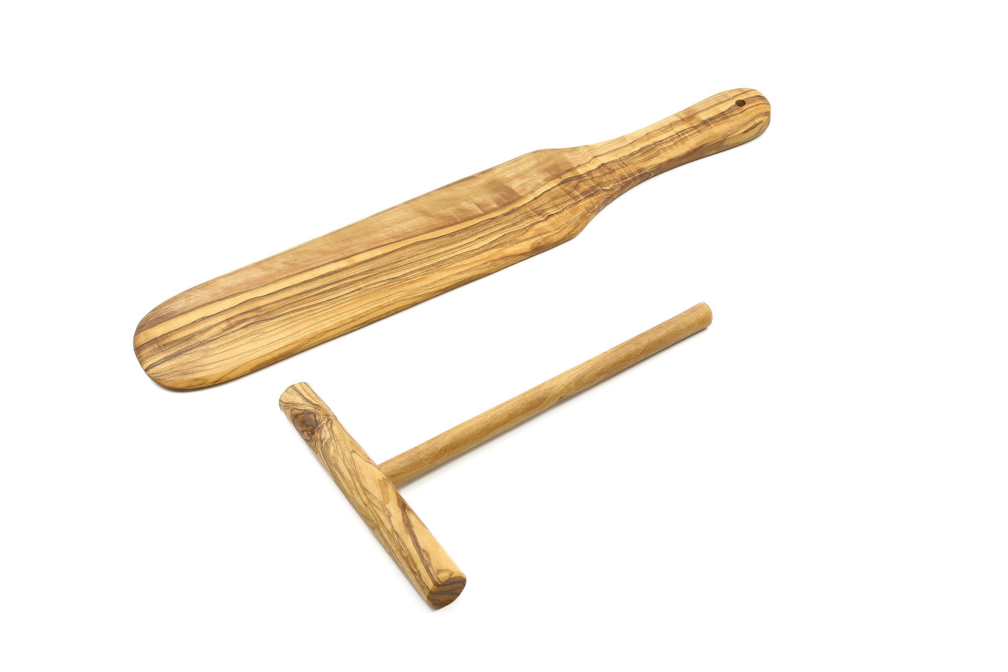 Olive wood crepe/pancake baking set - Basic set