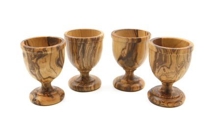 Olive wood egg cup