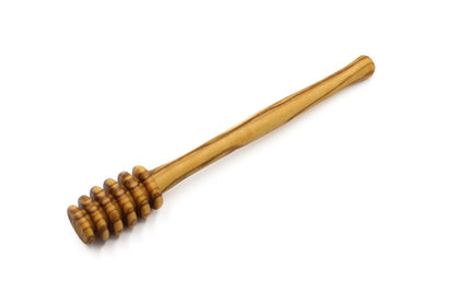 Olive wood honey dippers, honey wand, wooden stick for honey