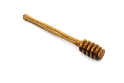 Olive wood honey dippers, honey wand, wooden stick for honey