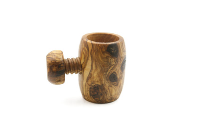 Olive wood nutcracker, screw nut cracker