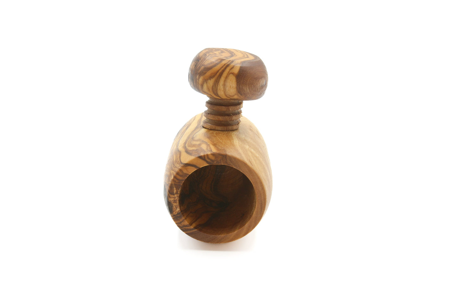 Olive wood nutcracker, screw nut cracker