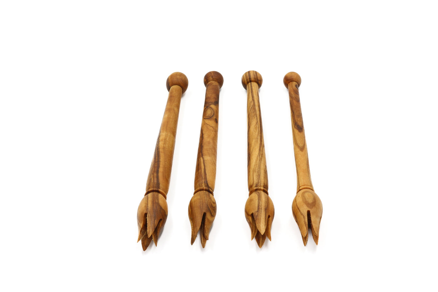 Olive wood pick olive, cocktail fork, pickle fork