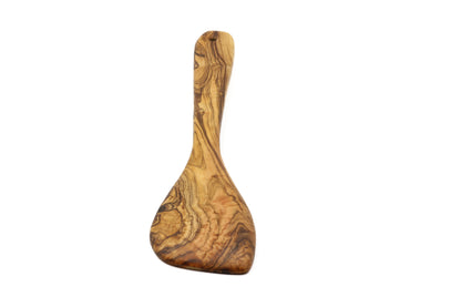 Olive wood pointed stirring, cooking, and baking spoon