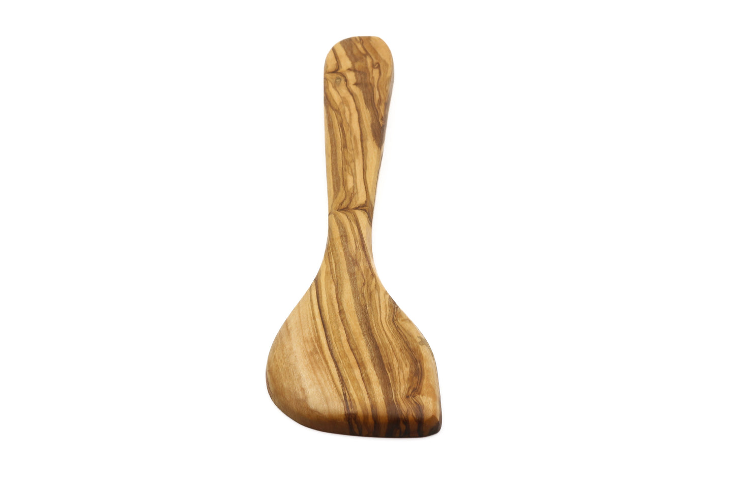 Olive wood pointed stirring, cooking, and baking spoon