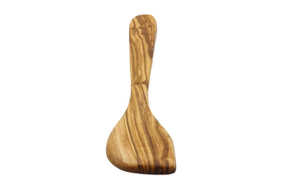 Olive wood pointed stirring, cooking, and baking spoon
