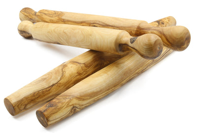Olive wood rolling pin, dough roller