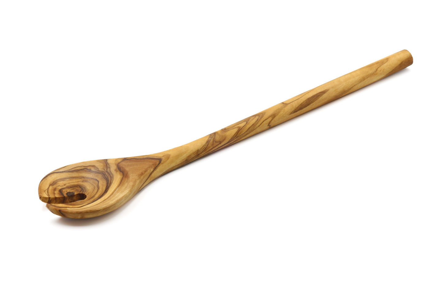 Olive wood scandia style salad serving fork