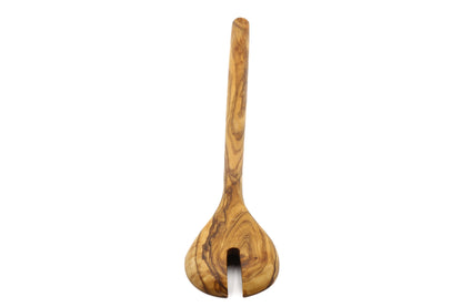 Olive wood scandia style salad serving fork