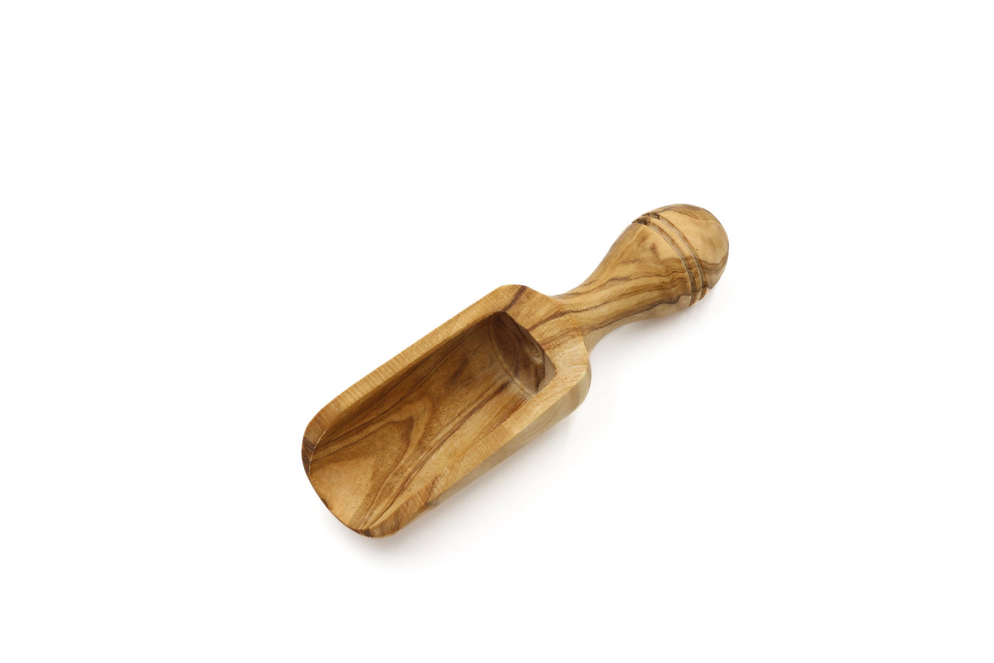 Olive wood scoops, measuring spoons