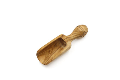 Olive wood scoops, measuring spoons