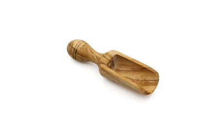 Olive wood scoops, measuring spoons
