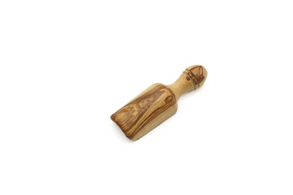 Olive wood scoops, measuring spoons