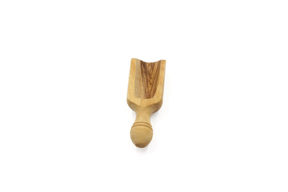 Olive wood scoops, measuring spoons