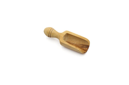 Olive wood scoops, measuring spoons