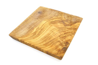 Olive wood square plates, rectangular dishes