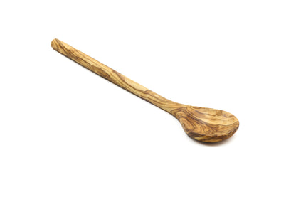 Olive wood stirring, mixing, and cooking spoon