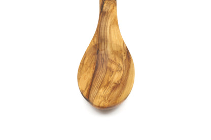 Olive wood stirring, mixing, and cooking spoon