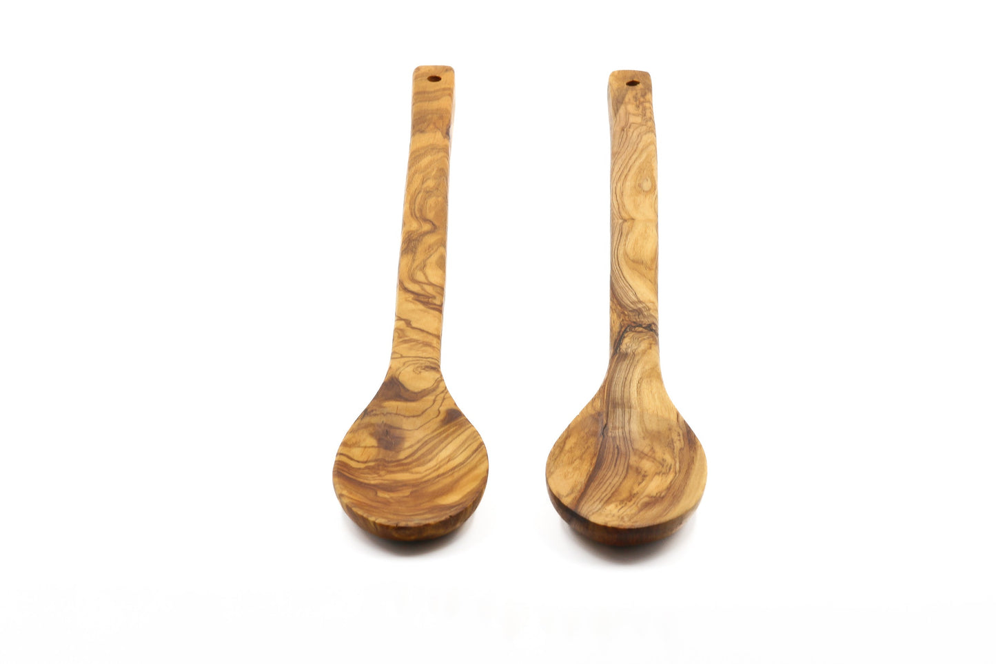 Olive wood stirring, mixing, and cooking spoon