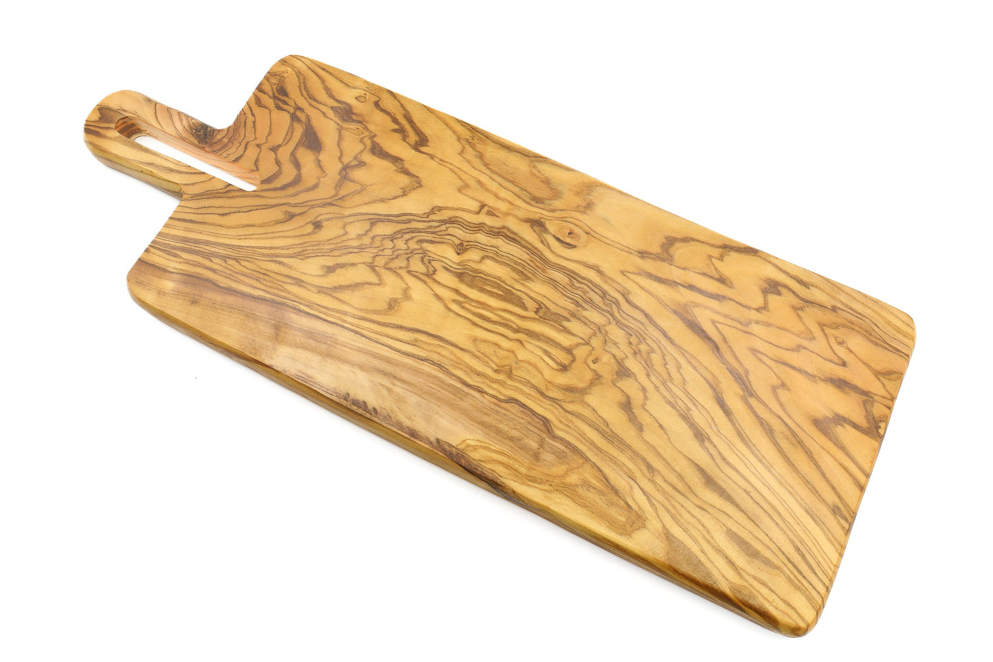 Stylish olive wood food presentation board