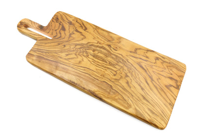 Stylish olive wood food presentation board
