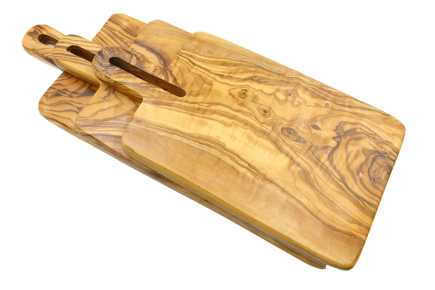Stylish olive wood food presentation board