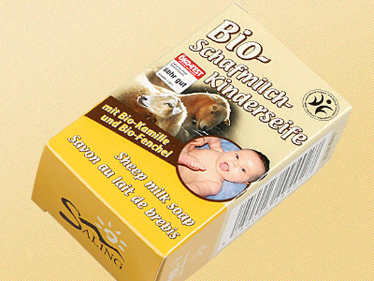SALING - Organic Sheep Milk Soap for Kids - Gentle & Natural 🧼🌿