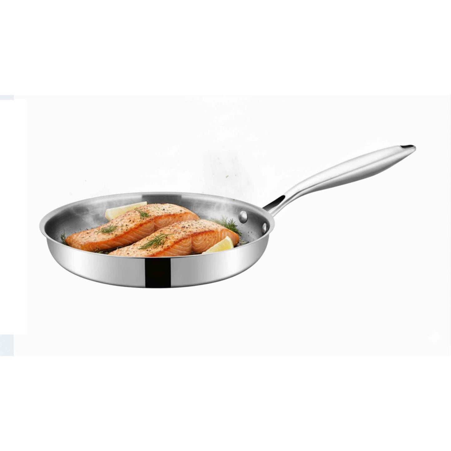 PFP28-Bratpfanne Edelstahl 18/10 mit Wabenstruktur, Induktion geeignet