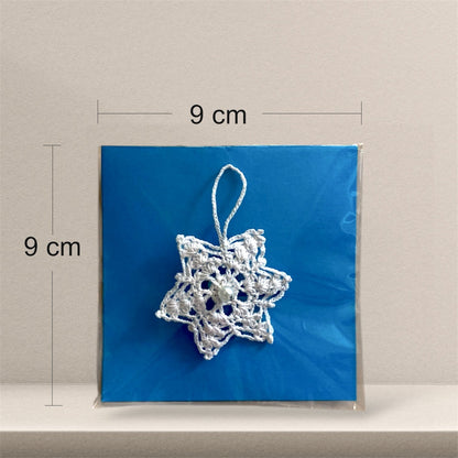 Weihnachtssmuck Handgehäkelter Schneeflocke (klein)