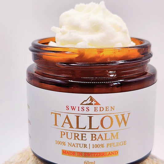 Schweizer Tallow Balm Pure – 100% Demeter Bio-Rindertalg ohne Zusätze von Swiss Eden