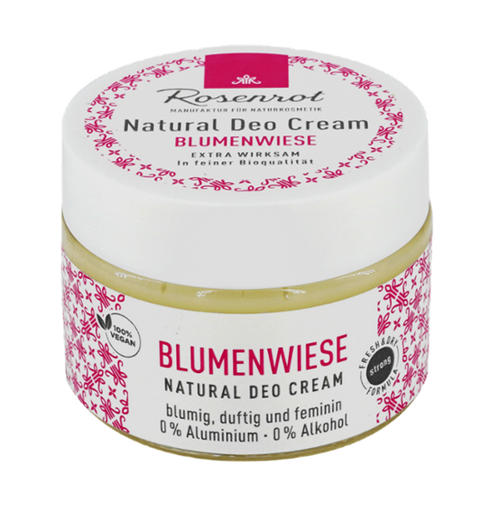 Rosenrot - Deo Cream Blumenwiese - Fresh & Feminine 🌸🍊