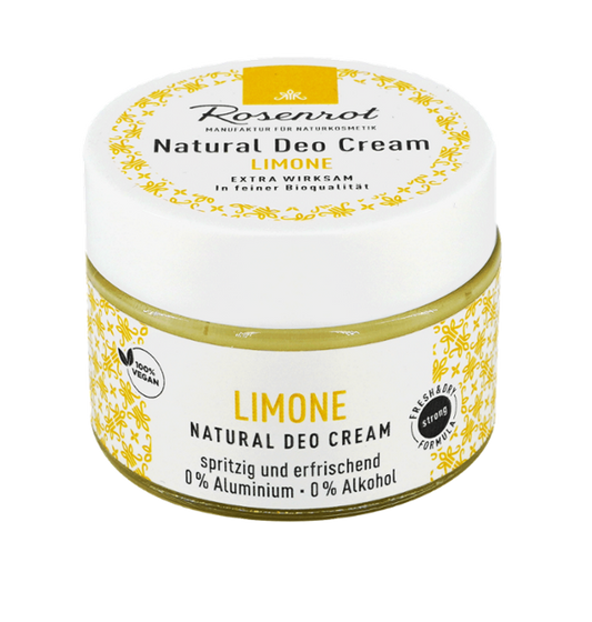 Rosenrot - Natural Deo Cream Limone - Fresh and Effective 🌿🍋