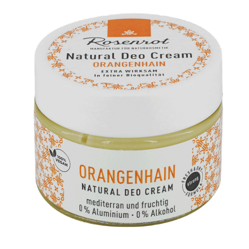Rosenrot - Orangenhain Natural Deo Cream - Fresh Citrus Protection 🍊
