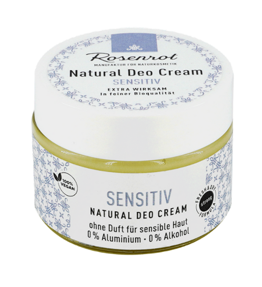 Rosenrot - Sensitive Natural Deo Cream - Ideal for Delicate Skin 🌿✨