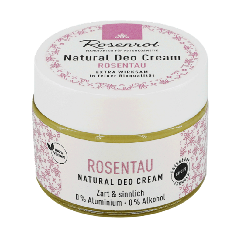 Rosenrot - Rosentau Natural Deo Cream - Fresh & Effective 🌿✨