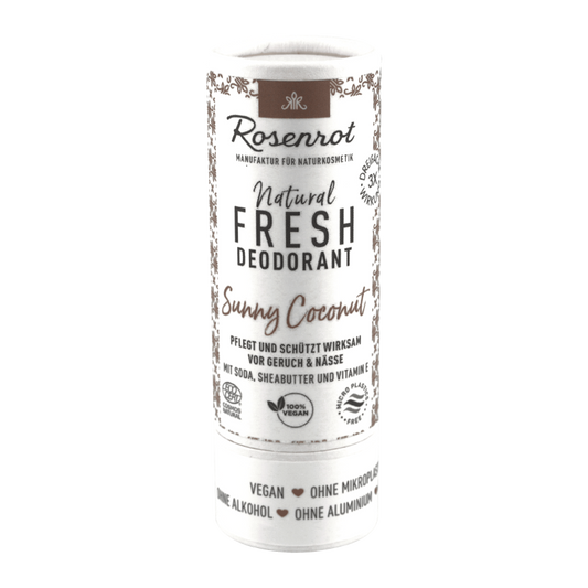 Rosenrot - Natural Fresh Deodorant Sunny Coconut - Long-lasting Freshness 🌞🥥