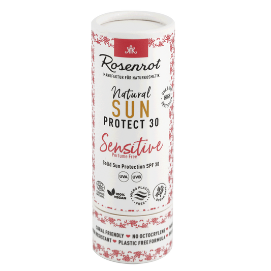 Rosenrot - Natural Sun Protect 30 Stick - Sensitive & Perfume-Free 🌞🛡️