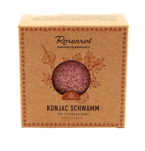 Rosenrot - Konjac Sponge - Purify and Glow 🌹✨
