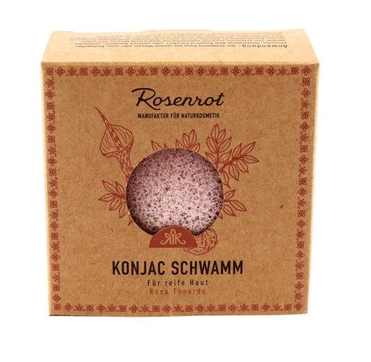 Rosenrot - Konjac Sponge - Revitalize Your Skin! 🌸💕