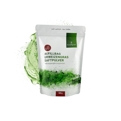 Refill-Bag Urweizengras Saftpulver (KAMUT® Khorasan)