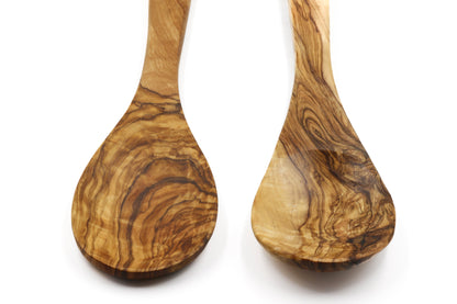 Regular olive wood polenta and stirring spoon
