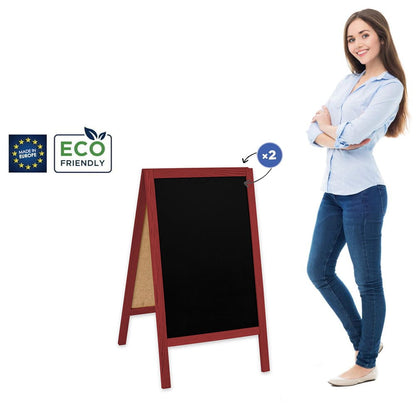 Holz Kundenstopper "ColorFrame" 90x51cm, Indoor