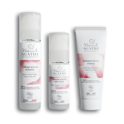 ROUTINE ANTI-AGE - Peau sèche - Mademoiselle Agathe