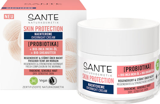 Sante - Skin Protection Overnight Cream - Probiotic & Bio-Oils 🌙