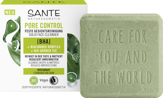 Sante - Solid Face Cleanser Pore Control - Fresh & Clear Skin 🌿✨