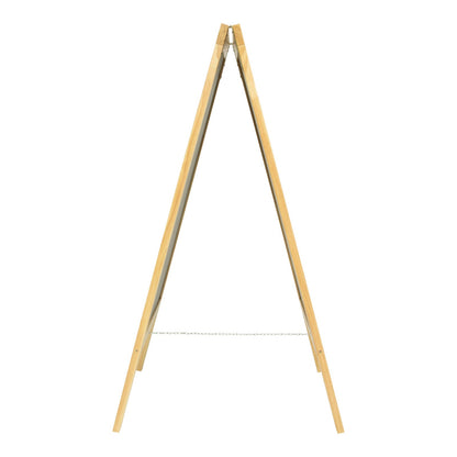 Securit® Holz Kundenstopper 140x70cm, Deluxe, Buche, Outdoor