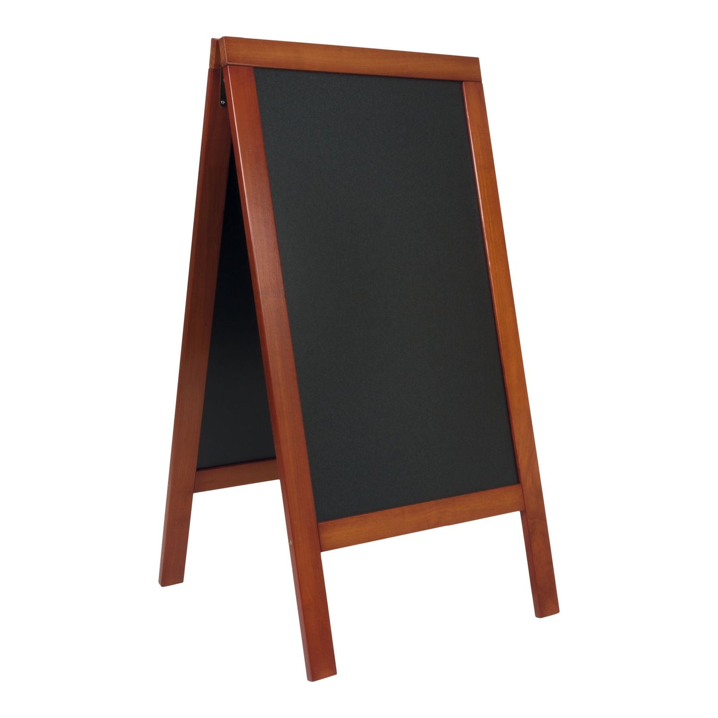 Securit® Holz Kundenstopper 140x70cm, Deluxe, Mahagoni, Outdoor