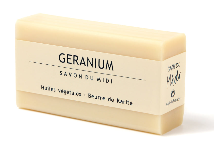 SAVON DU MIDI - Shea Butter Geranium Soap - Luxurious Vegan Care 🌿🛁