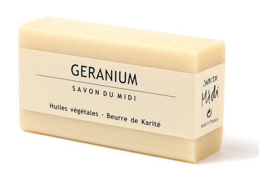 SAVON DU MIDI - Shea Butter Geranium Soap - Luxurious Vegan Care 🌿🛁