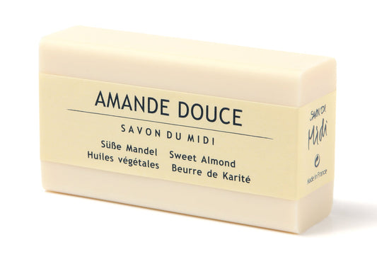 SAVON DU MIDI - Sweet Almond Shea Butter Soap - Luxurious Vegan Care 🌿✨